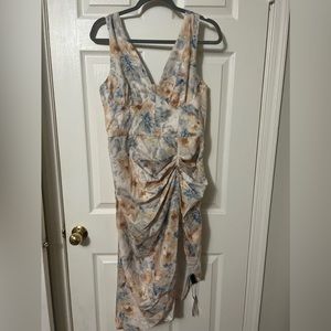 Hi-low Floral Dress